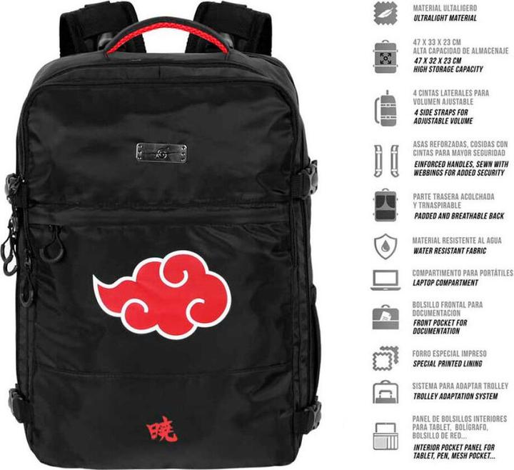 Produktbild Karactermania Large Mercury Travel Backpack 47x23x33cm Clouds (35 l)