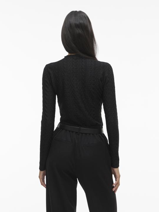 Immagine prodotto Vila VISAGARA Stehkragen Oberteil mit langen Ärmeln (M)