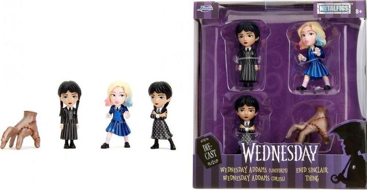 Actual product image Jada Wednesday 4-Pack Figures 2,5"