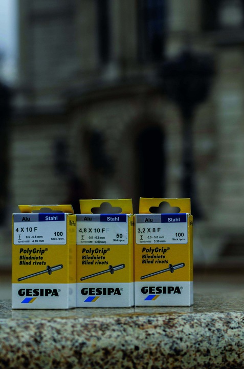 Productafbeelding Gesipa Blindklinknagels aluminium/staal 4,8x10 mm PolyGrip Mini-Pack met 50 stuks