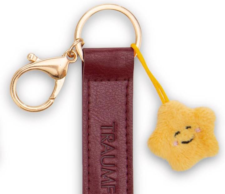 Actual product image Magni NICI Schlüsselanhänger Traumfrau Kunstlederband mit Stern rot 10cm