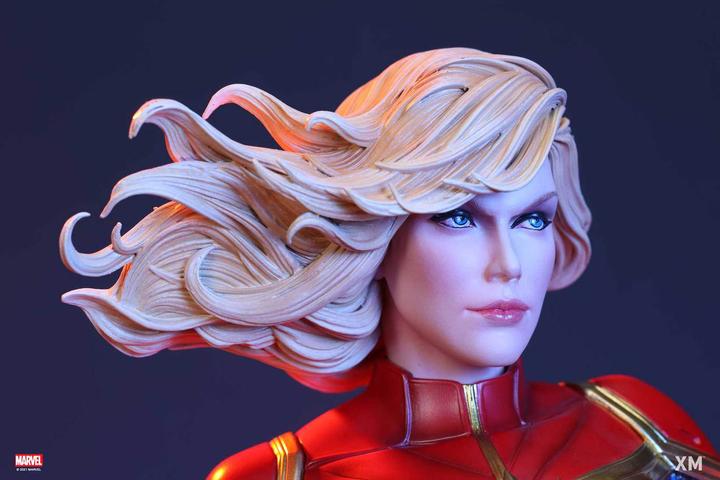 Actual product image XM Studios Marvel Comics "Captain Marvel" 1/4 Statue