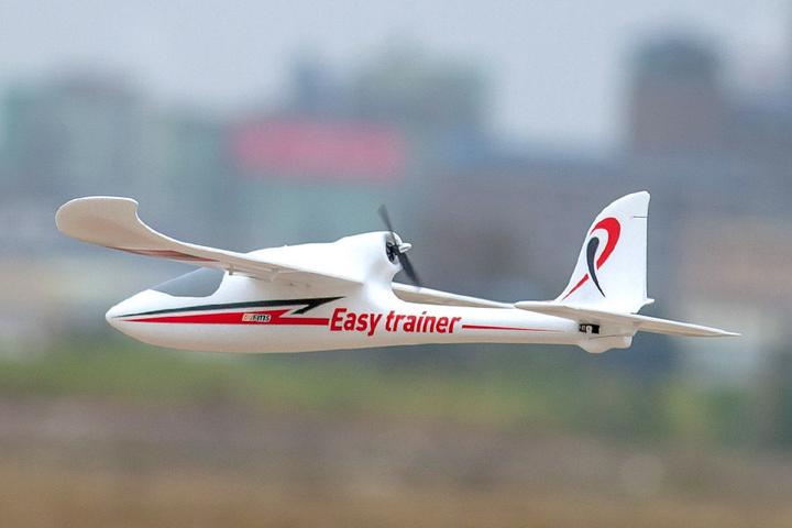 Produktbild FMS easy trainer v2 rtf - 128 cm inkl. 2.4ghz fernsteuerung (Segelflugzeug)