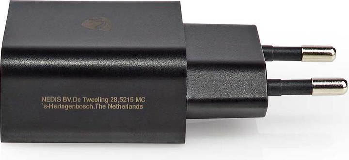 Produktbild Nedis Netzladegerät 12 W 1x 2.4 A A - Anzahl der Ausgänge: 1, USB-A, USB Type-C™ (Lose) Kabel, Singl (12 W, 1 Port)