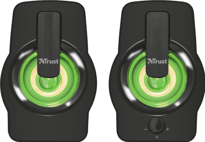 Actual product image Trust Speaker||Gemi RGB|PMPO 12 Watt|1xAudio-In|Black|22948