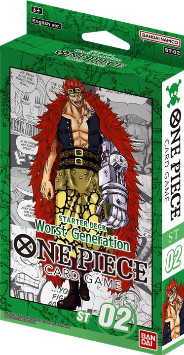 Produktbild One Piece TCG - Starter Deck: Worst Generation ST02 (Englisch, Booster Pack)
