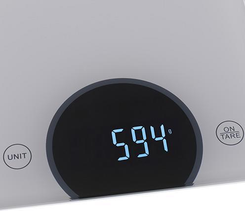 Actual product image Adler AD 3173S kitchen scale Grey Built-in Rectangle Electronic kitchen scale