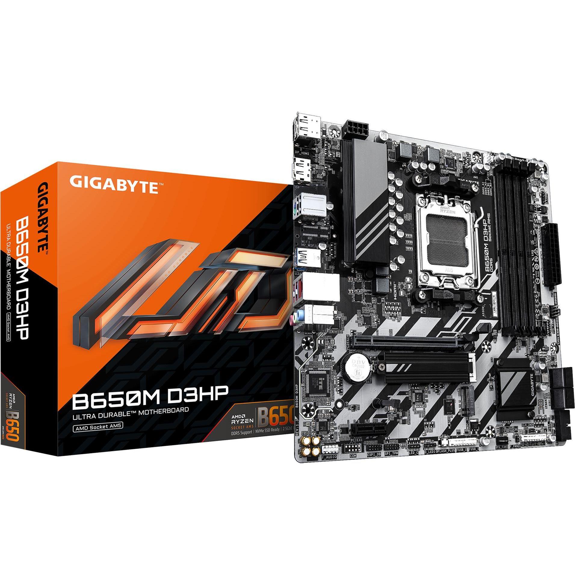 Gigabyte B650M D3HP (AM5, AMD B650, mATX), Mainboard