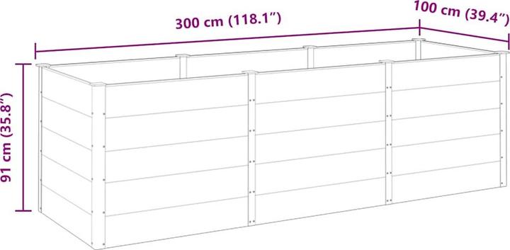 Produktbild vidaXL Garten-Hochbeet