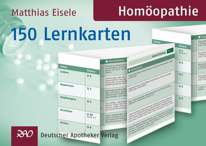 Produktbild Homöopathie-Lernkarten (Deutsch, 2011)