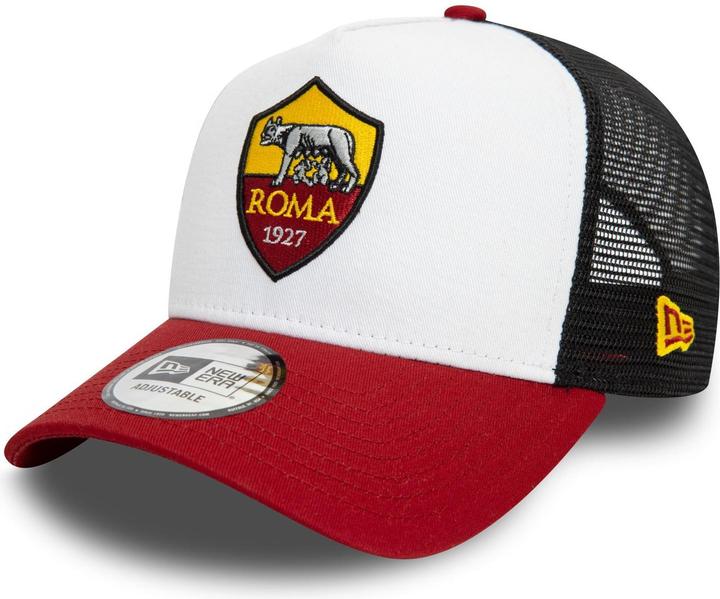 Image du produit New Era A-Frame Mesh Trucker Cap - AS Roma blanc