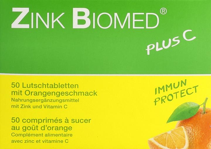 Image du produit Biomed Zink plus C (50 pièce(s), Cachets, 39 g)