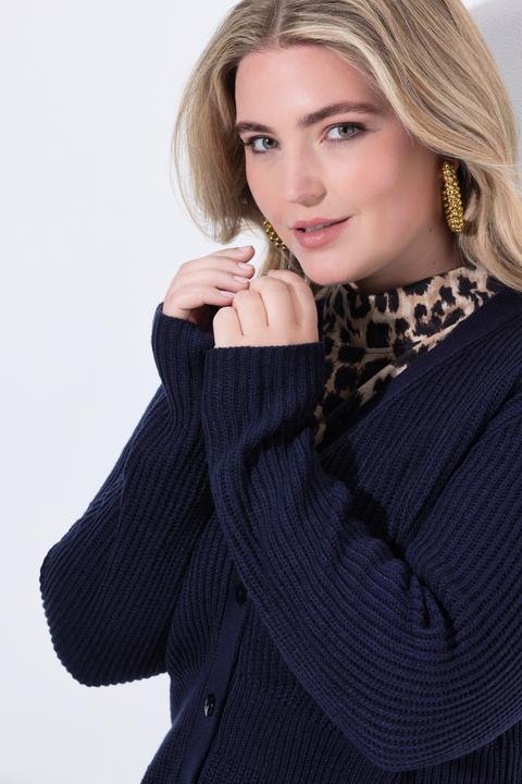 Produktbild Miamoda Strickjacke, A-Linie, Schösschen, Langarm (46, 48)