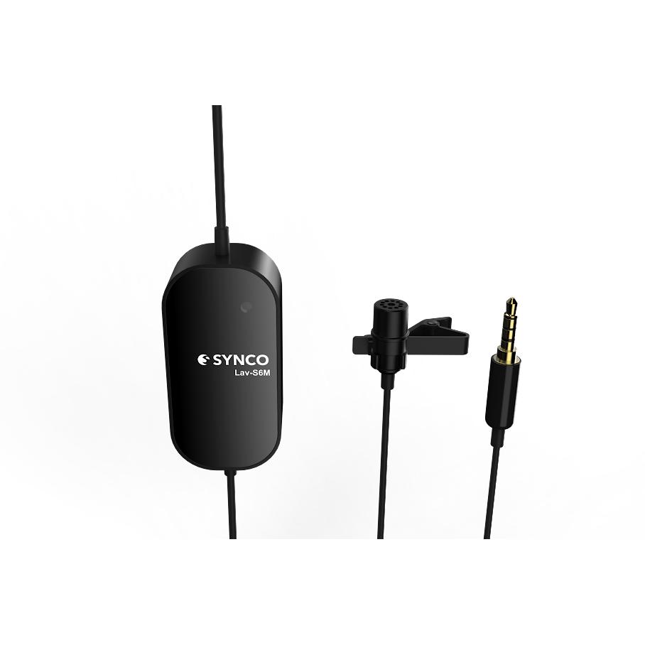 Synco Juoda Microfono Lavalier Cablato (Con Monitor), Microfono