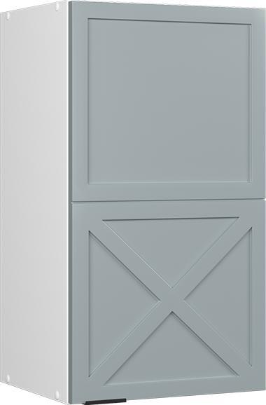 Blau, hellblau-grau, Weiss