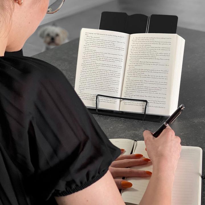 Actual product image Intirilife Reading stand Height-adjustable book stand for school office desk