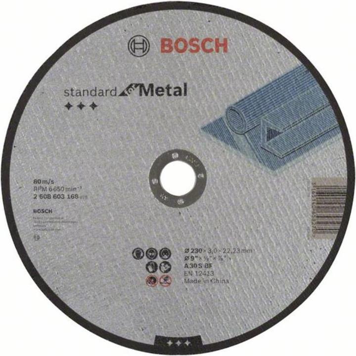 Bosch Professional Zubehör PRO Metal cutting disc, 230 x 3 x 22.23 mm