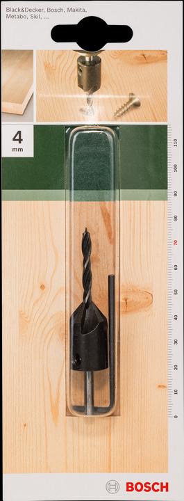 Actual product image Bosch Zubehör Wood twist drill with countersink D= 4.0 mm L= 70 mm (4 mm)