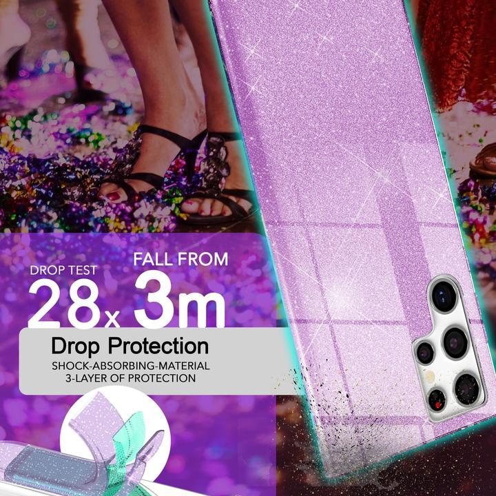 Image du produit Nalia Étui hybride pailleté (Samsung Galaxy S24 Ultra)