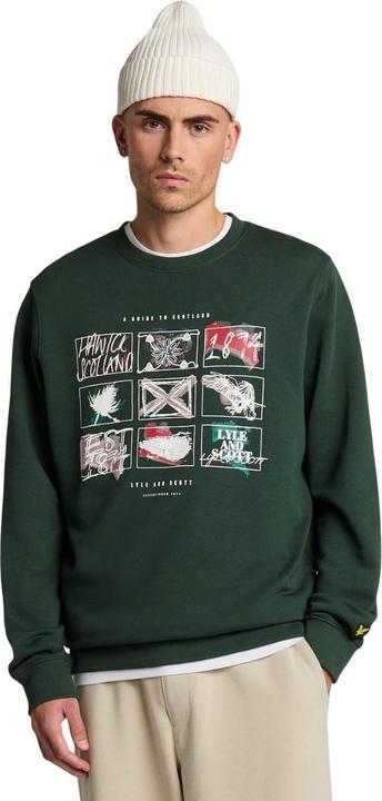 Immagine prodotto Lyle and Scott A Guide To Scotland Felpa Grafica Uomo (L)