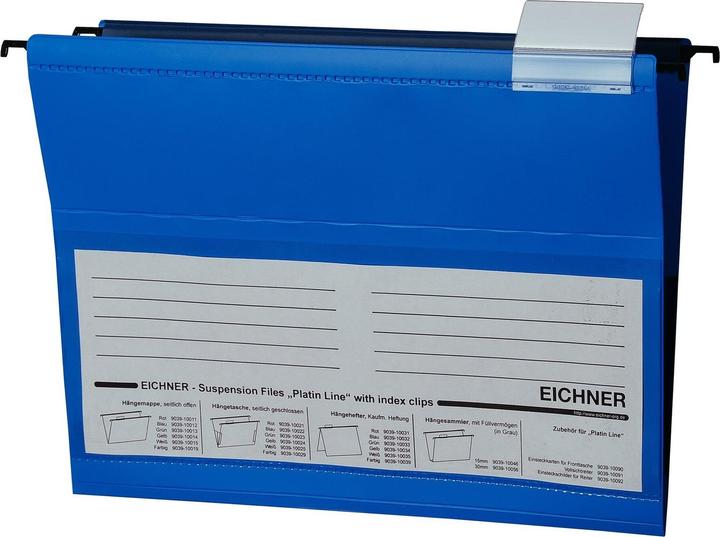 Eichner 10 hanging bags blue (A4, 10x)