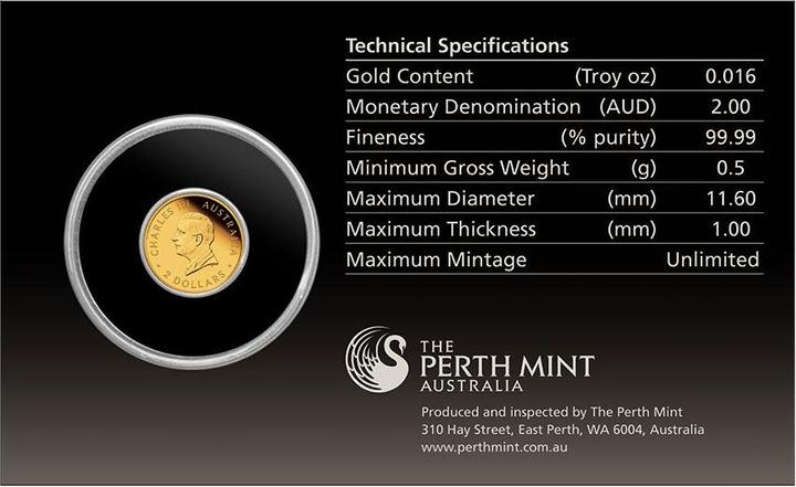 Actual product image The Perth Mint Gold Känguru 0,5 g PP - Mini Roo 2025 (999.90, 2025)
