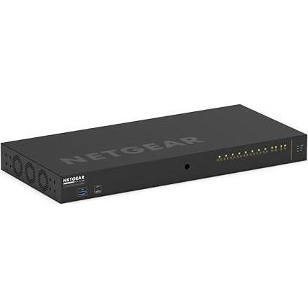 Netgear M4250 12-P AV LINE POE+ SWITCH (10 porte), Switch di rete, Nero