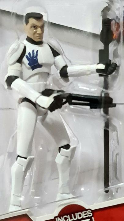 Produktbild Hasbro Star Wars The Clone Wars Actionfigur 2009 CW17 Clone Trooper Echo