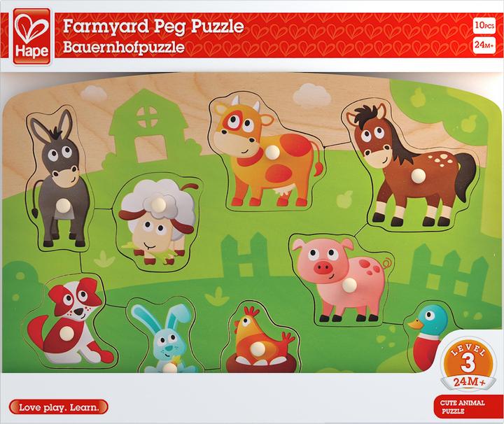Hape Bauernhofpuzzle (9 Teile)