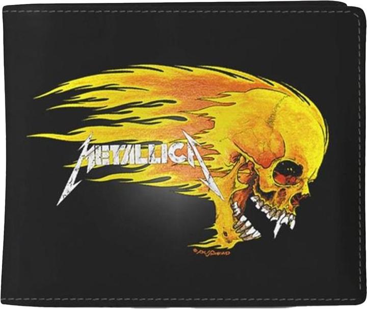 Actual product image Metallica Pushead Flame Wallet