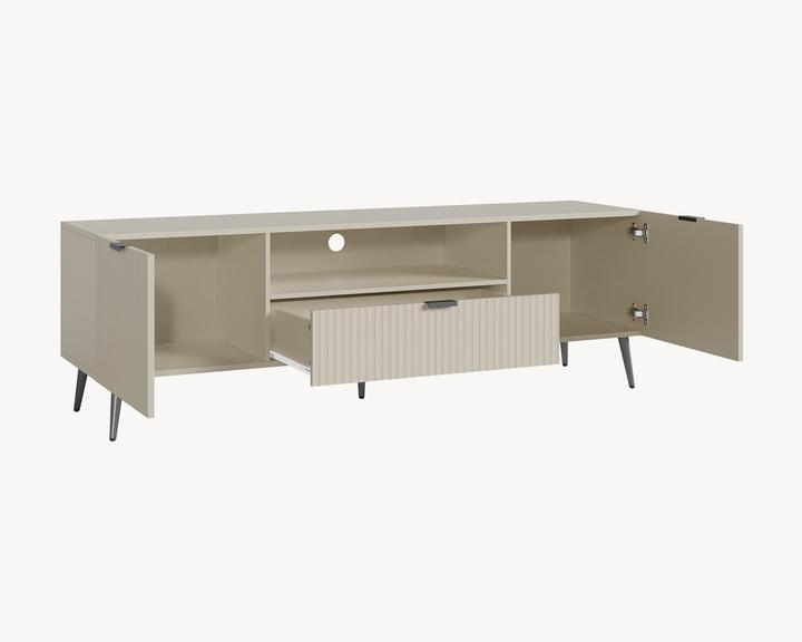 Image du produit En.Casa Fernsehschrank Nand 160x40x51 cm Sandfarben (160 x 40 x 51 cm)