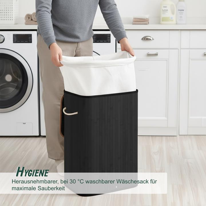 Actual product image Relaxdays laundry bin (80 l)