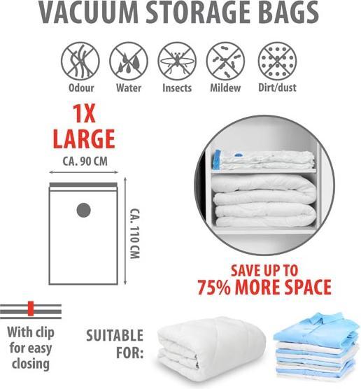 Immagine prodotto alpina Sacchetto di stoccaggio sottovuoto 90x110cm