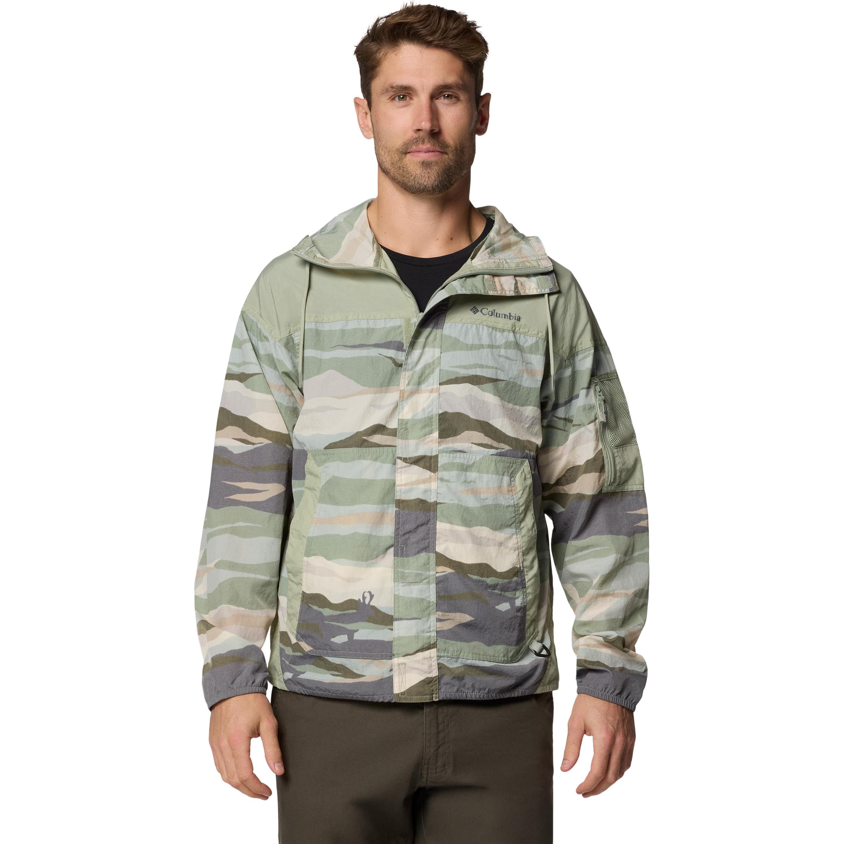 Columbia, Herren, Jacke, Challenger™ II Novelty Windbreaker (L), Grün, L