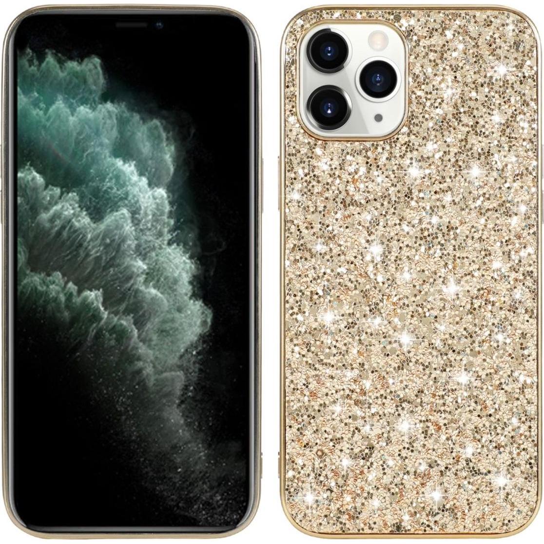 König Design Hülle Handy Schutz für Apple iPhone 12 Mini Case Cover Tasche Etuis Bumper Gold (Apple iPhone 12 mini), Sma...