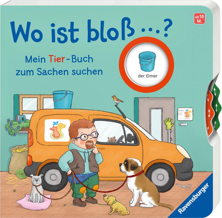 Produktbild Ravensburger Wo ist bloss...? Mein Tier-Buch zum Sachen suchen. Mit lustigen Drehscheiben (Deutsch)