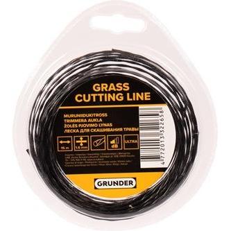 Grunder, Accessori per macchinari da giardino, Filo per tagliabordi 1,6 mm 15 m Ellips Twis Ultra (Pioniere delle erbacce)