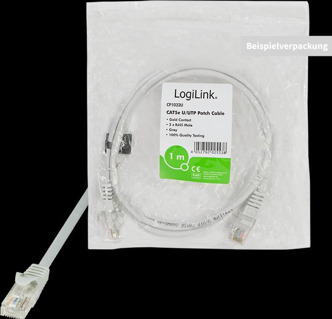 Produktbild LogiLink Netzwerkkabel (U/UTP, CAT5e, 3 m)