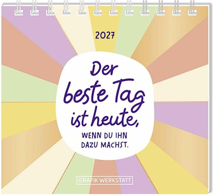 Produktbild Mini-Kalender 2027 Der beste Tag