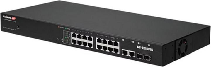 Productafbeelding edimax GS-5216PLC Netwerkschakelaar Gigabit Ethernet (10/100/1000) Power over Ethernet (PoE) (18 ports)