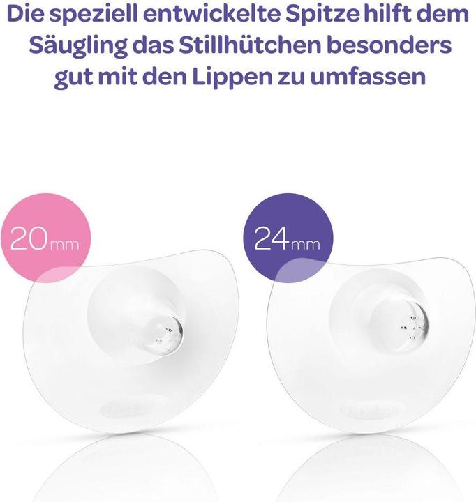 Productafbeelding Lansinoh Klemmen 24 mm, 2 stuks (Eén maat voor iedereen)