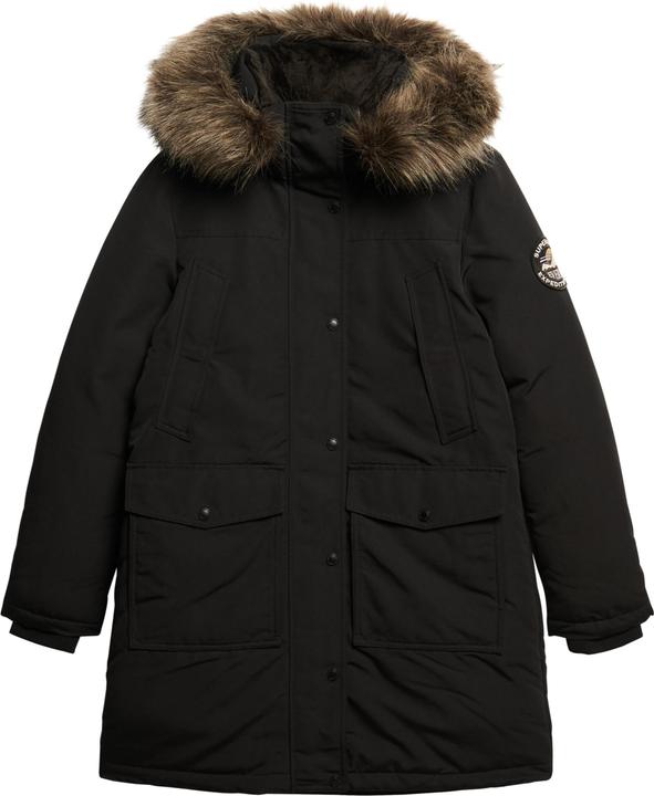 Actual product image Superdry EVEREST FAUX FUR PARKA JACKET Dames Jas - Maat M (12XL)