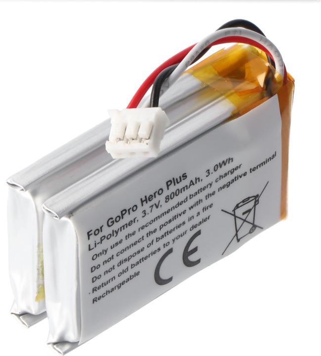 Image du produit AccuCell Akku GoPro CHDHA-301, Hero +, Hero HWBL1, Hero Plus Akku PR-062334
