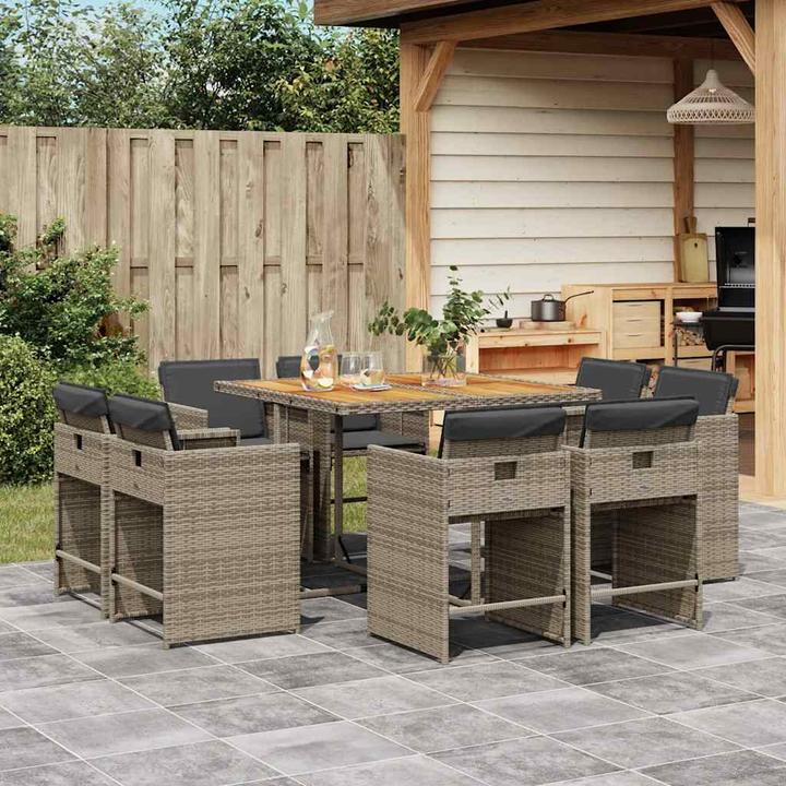 Produktbild vidaXL Garten Essgruppe (110 x 106 x 73 cm)
