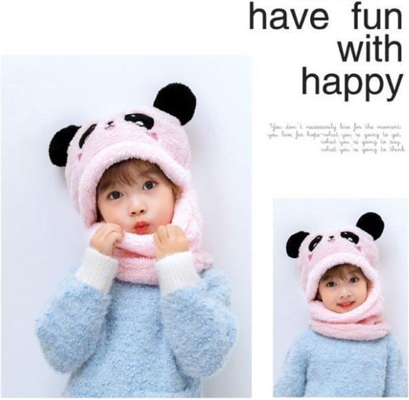 Produktbild MU Style Panda Series Kinder Cartoon Winter Mütze (One Size)