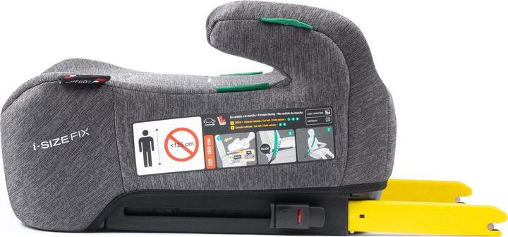 Actual product image Fairgo Pico i-Size Booster Seat 125-150 cm - Stone Grey (Booster seat, ECE R129/i-Size Standard)