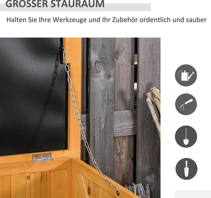 Actual product image Outsunny Garden chest