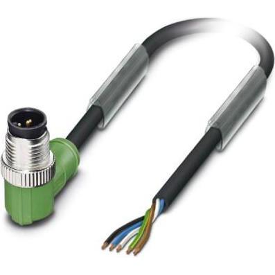 Phoenix Contact SAC-5P-M12MR/10,0-PUR, Cavo + Spina elettrica, Nero