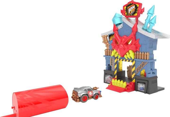 Actual product image Zuru Boom City Racers Fireworks Factory - 3-in-1 playset - Rip, Race, Explode collectible toy, au