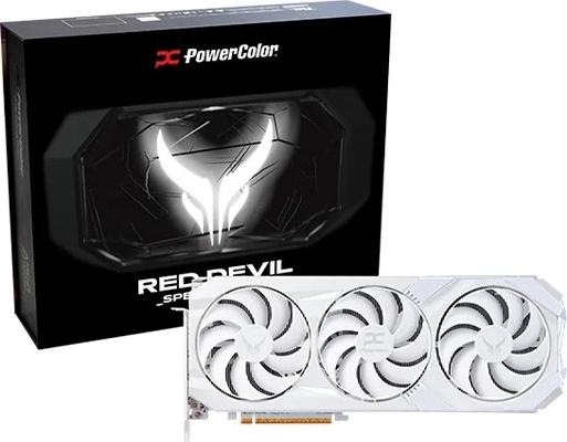 Produktbild Powercolor Radeon RX 9070 XT Red Devil Spectral White - 16GB GDDR6 RAM - Grafikkort (16 GB)